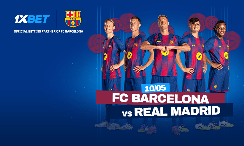 مواجهة نارية بين برشلونة وريال مدريد في الكلاسيكو على ملعب كامب نو مع توقعات وعروض مراهنات حصرية من 1xBet