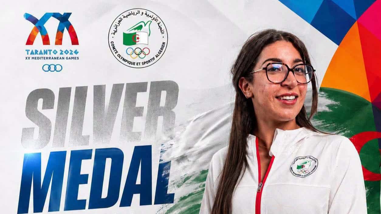 نهاد بن شادلي تهدي الجزائر فضية تاريخية في التجديف بألعاب المتوسط 43 نهاد بن شادلي تهدي الجزائر فضية تاريخية في التجديف بألعاب المتوسط