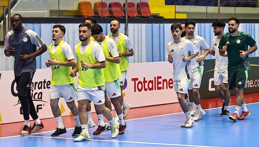 المنتخب الوطني للفوتصال يواجه مصر على برونزية كأس إفريقيا 2026 50 لاعبو المنتخب الوطني للفوتصال خلال مواجهة مصر في كأس إفريقيا 2026